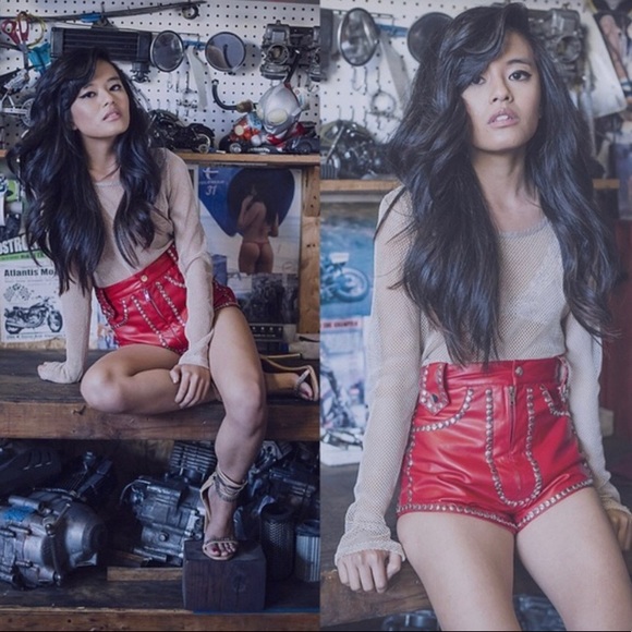 studded shorts - Picture 1 of 9
